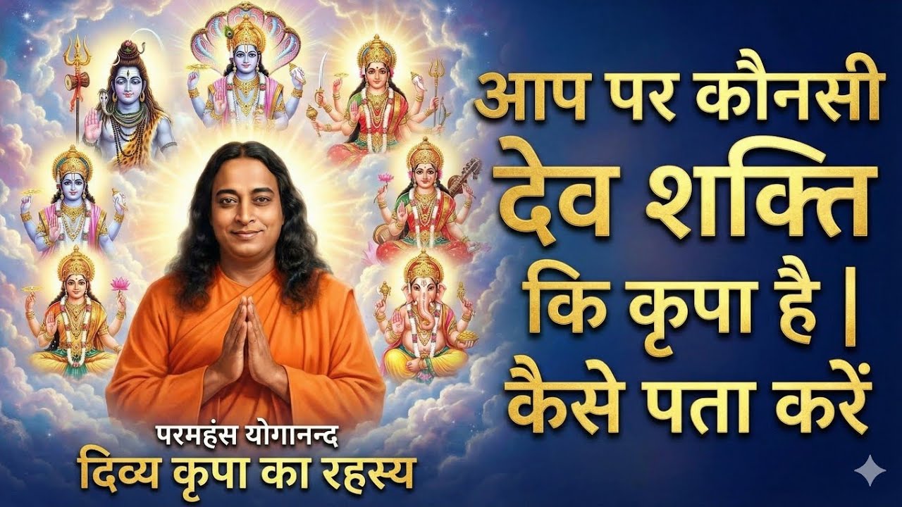 🕉️ आप पर कौनसी देव शक्ति कि कृपा है, कैसे पता करें | सरल उपाय🙏 Paramhansa Yogananda