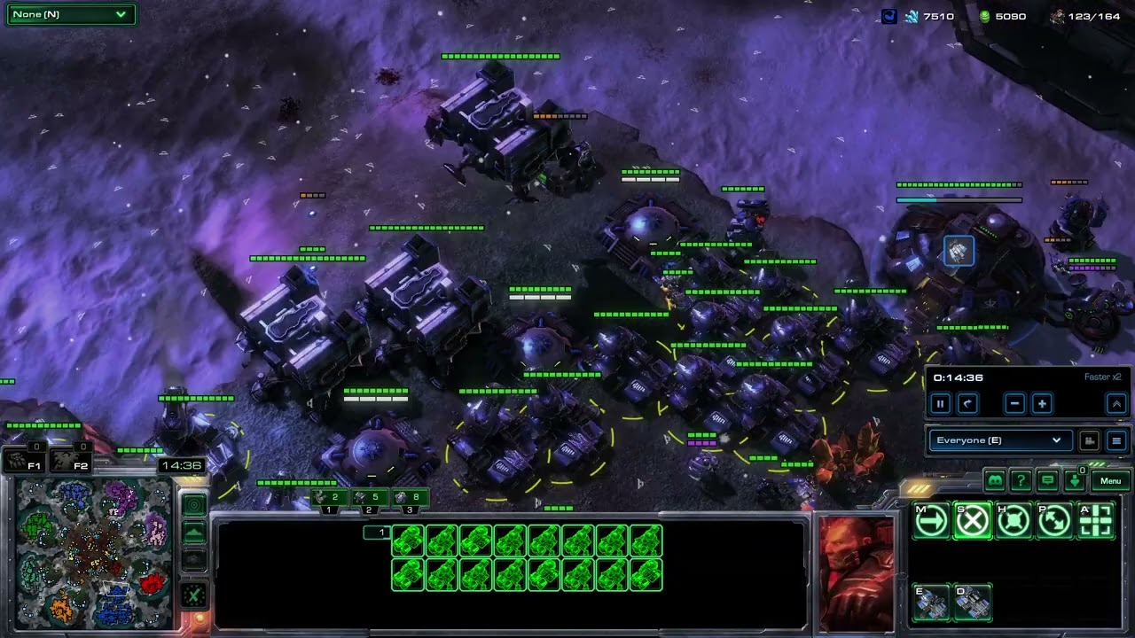 StarCraft 2 EVO Complete 1.16 Play as BW Terran vs ZombieFest Winter with Infested Kerrigan Boss