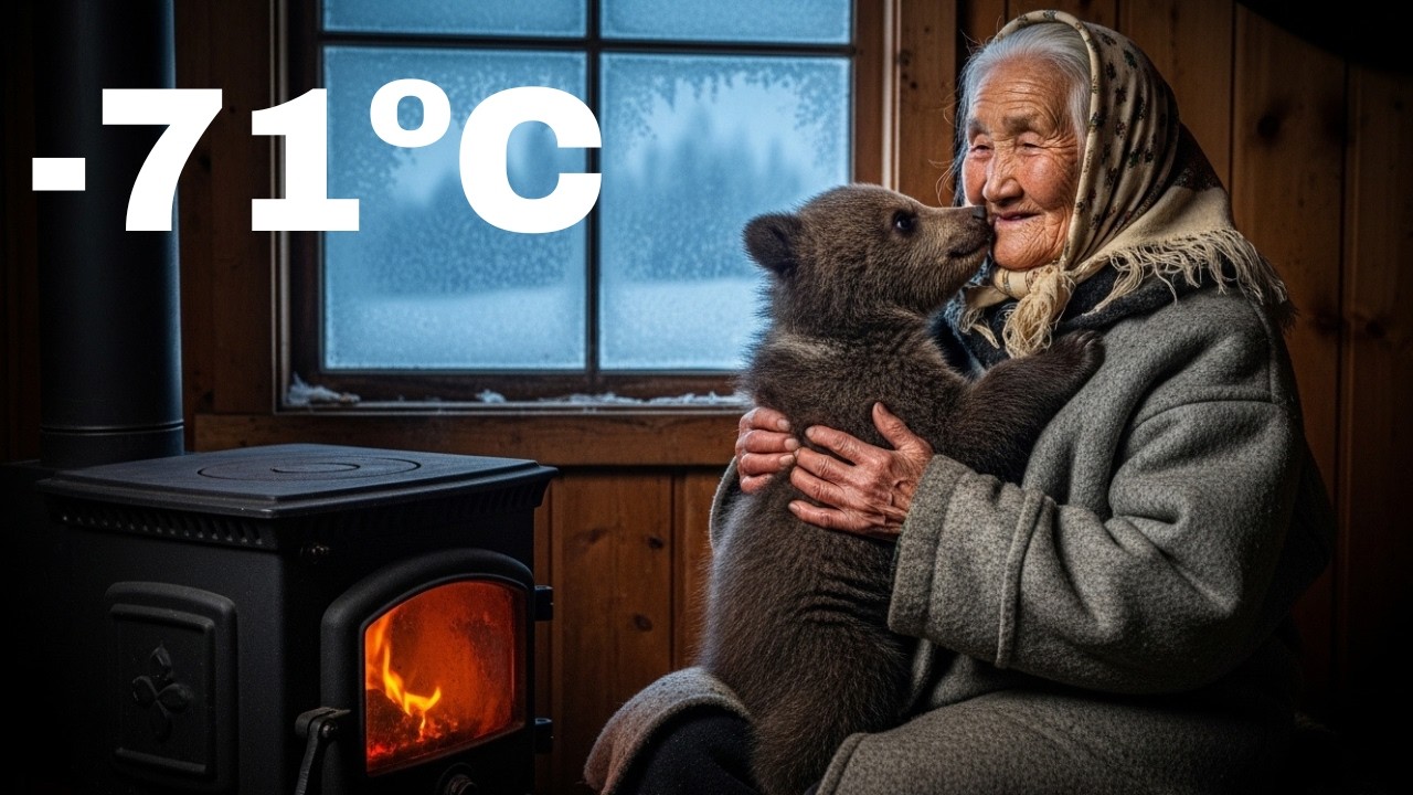 ❄️🐻 Idosa de 80 anos salva filhote de urso a congelar na Sibéria