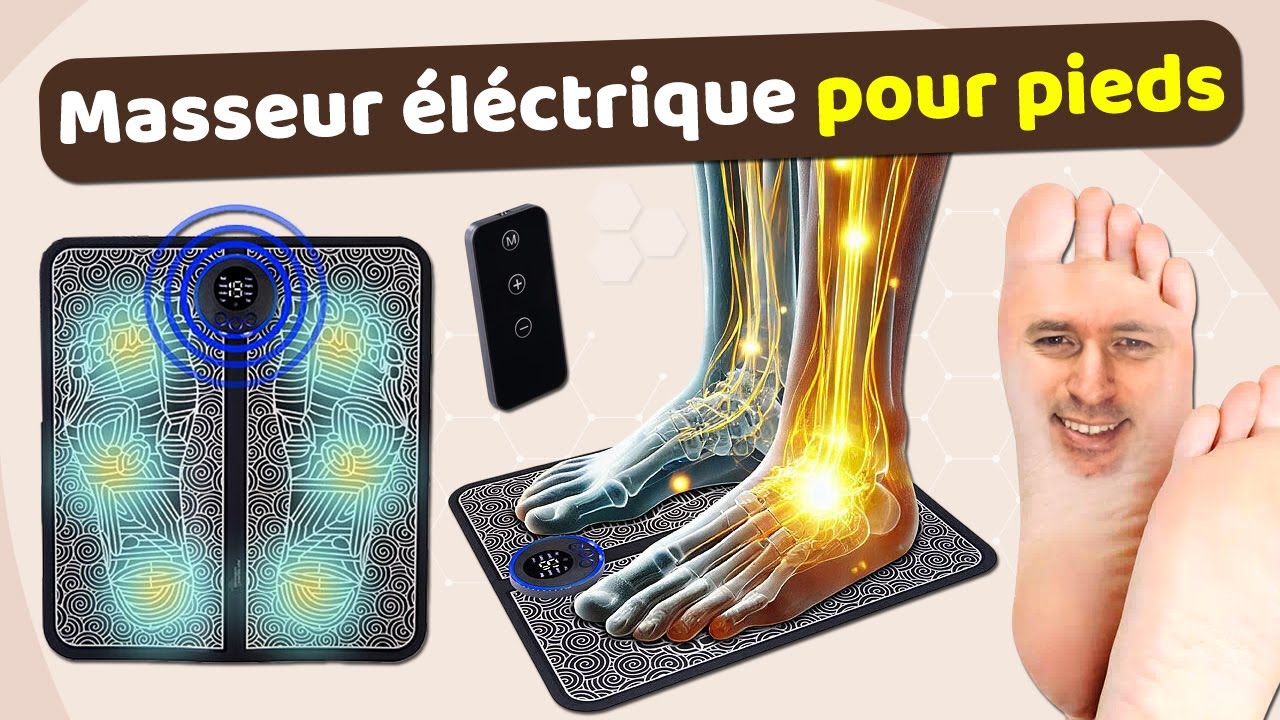 Comment soulagez les douleurs aux pieds, chevilles, mollets avec les massages EMS ? [PEARLTV.FR]