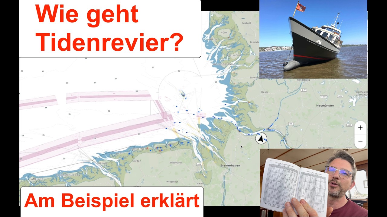Am BEISPIEL ERKLÄRT: Motorboot und Segeln in  Nordsee, Elbe, Watt für Anfänger + Praktiker (1)