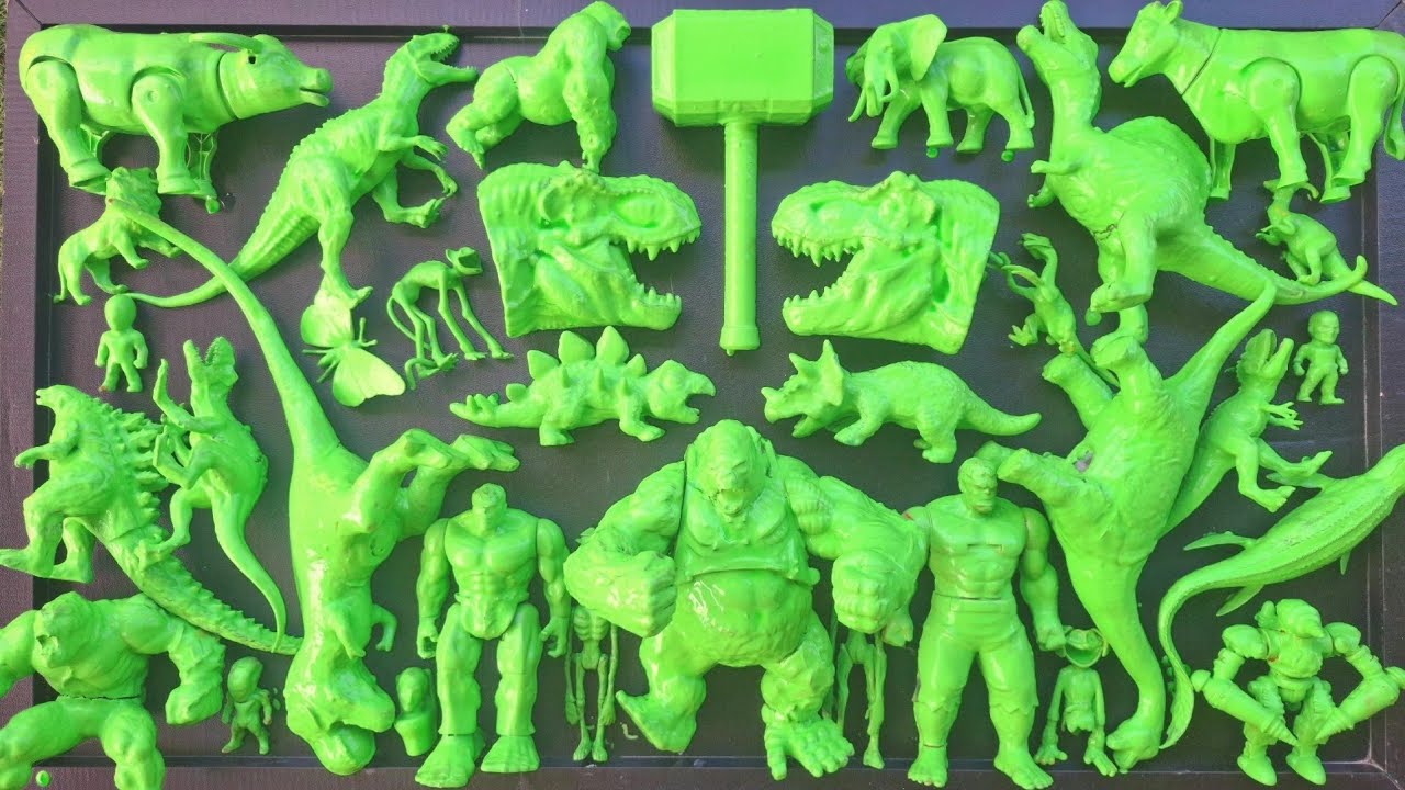Dinosaurus Jurassic World Dominion: T-rex, Brachiosaurus, Catnap, King Kong, Godzilla, Skibidi