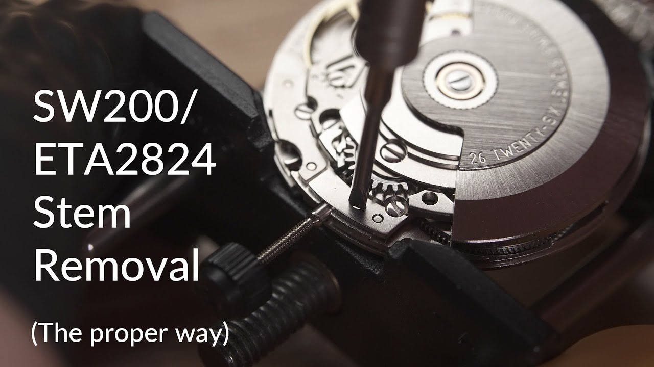 Что НЕЛЬЗЯ делать с ETA2824 и штоком Sellita SW200