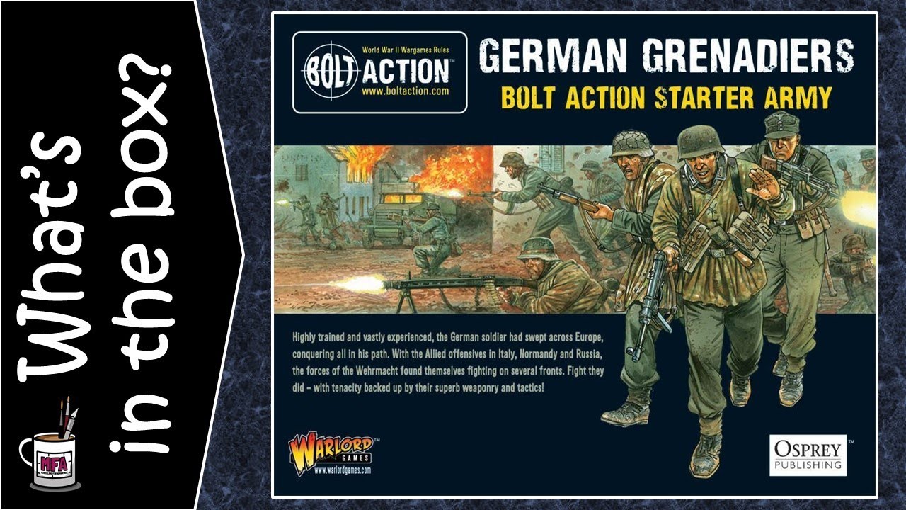 Bolt Action German Grenadiers starter box: Unboxing and review