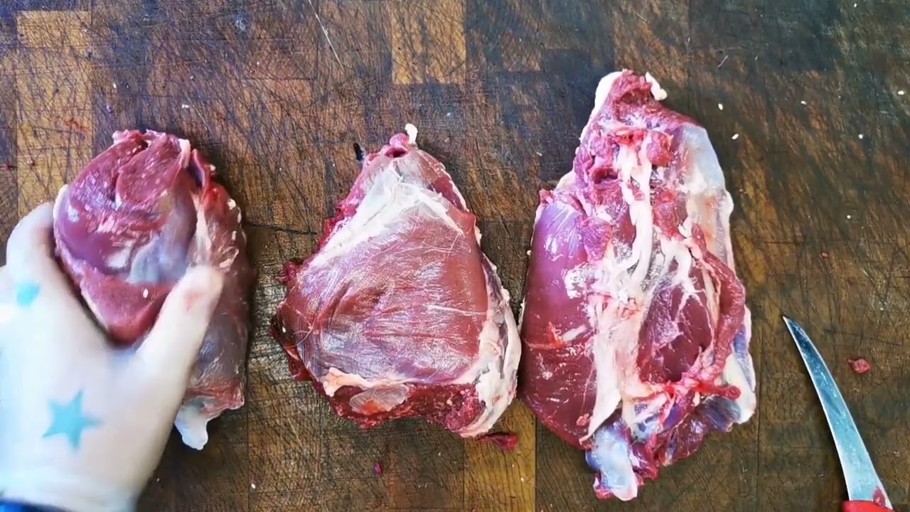 Venison butchery demonstration
