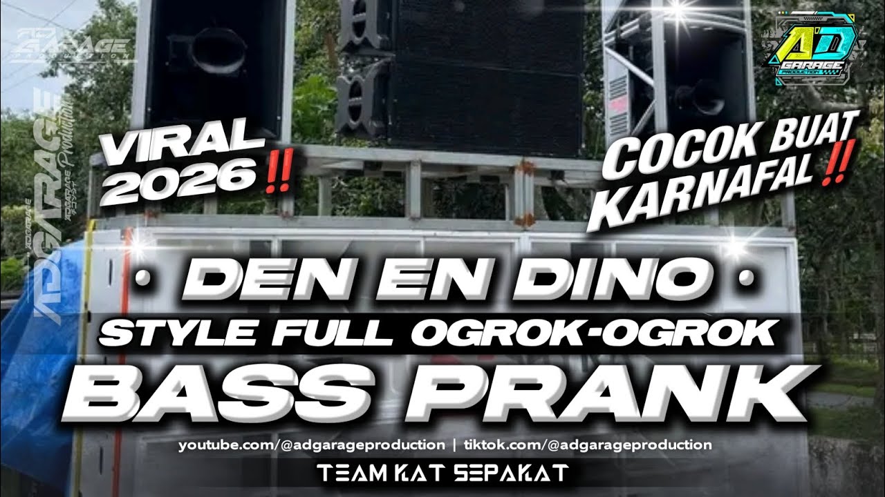 DJ BASS PRANK DEN EN DINO FULL OGROK-OGROK ‼️ TERBARU SPESIAL CEK SOUND🔥 TEAM KAT SEPAKAT PRESENT 