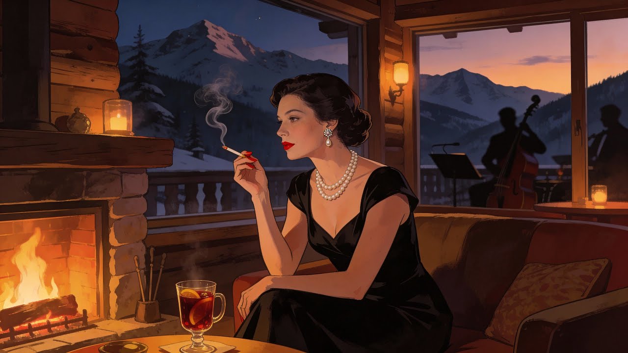 Cozy 1940s Nostalgic Jazz Lounge ☕ 2 Hours Melancholic Ballads | Rainy Nights & Echoes of Lost Love