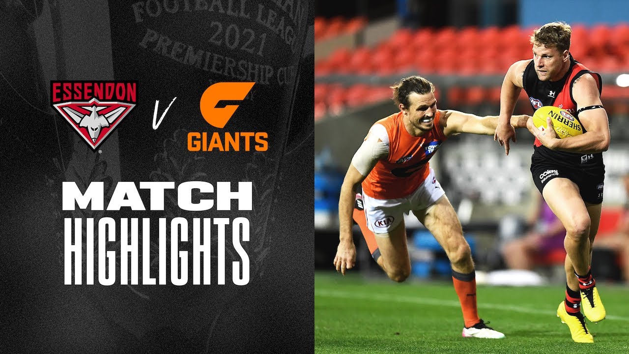 Essendon v GWS Giants Highlights | Round 19, 2021 | AFL