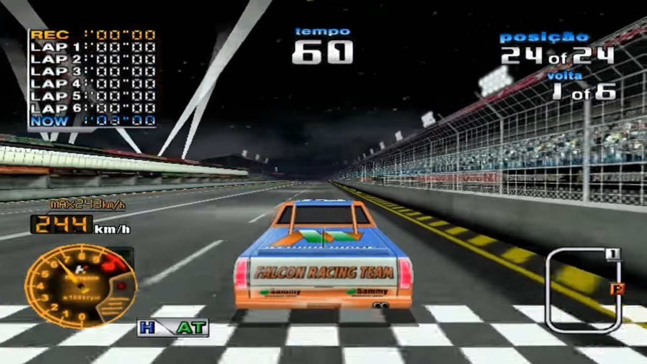 Maximum Speed - Sammy Atomiswave - Truck - Mirage Motor Stadium - Corrida Completa/Full Race