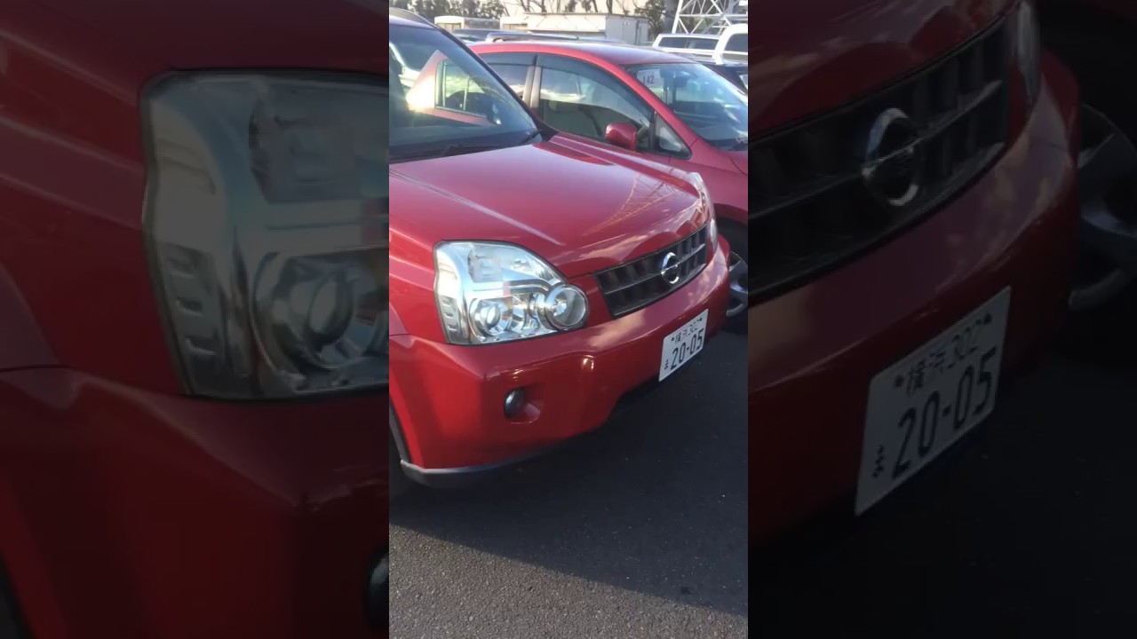 2008 Nissan X-Trail, Red, Japanese Car Direct from Dealer Auction