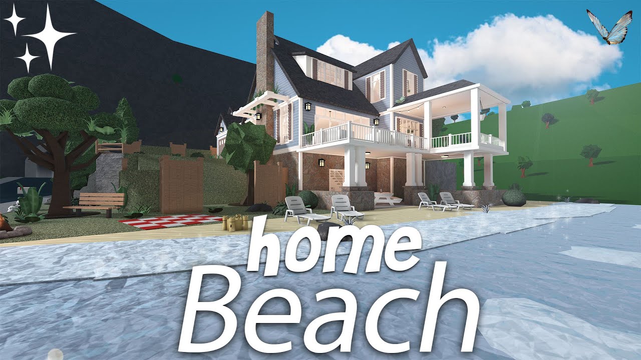 $75,395 Beach Family Home | Bloxburg speed build | Nonadvanced placing needed