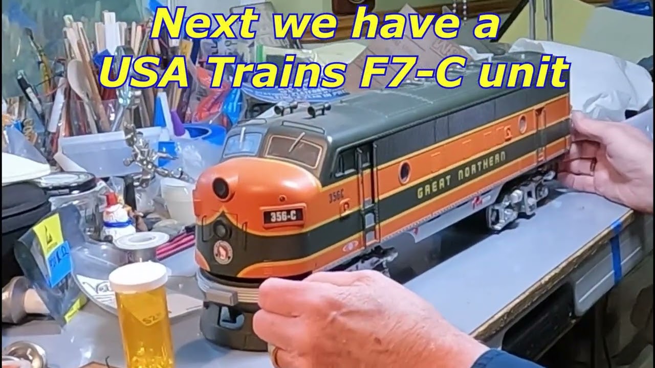 USA Trains F7 A,B,C conversion to Revolution Train Engineer with Sound Part1