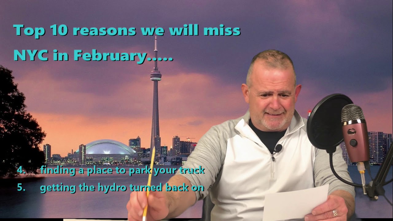 Will's World Top 10 Reasons we will miss NYC in February.