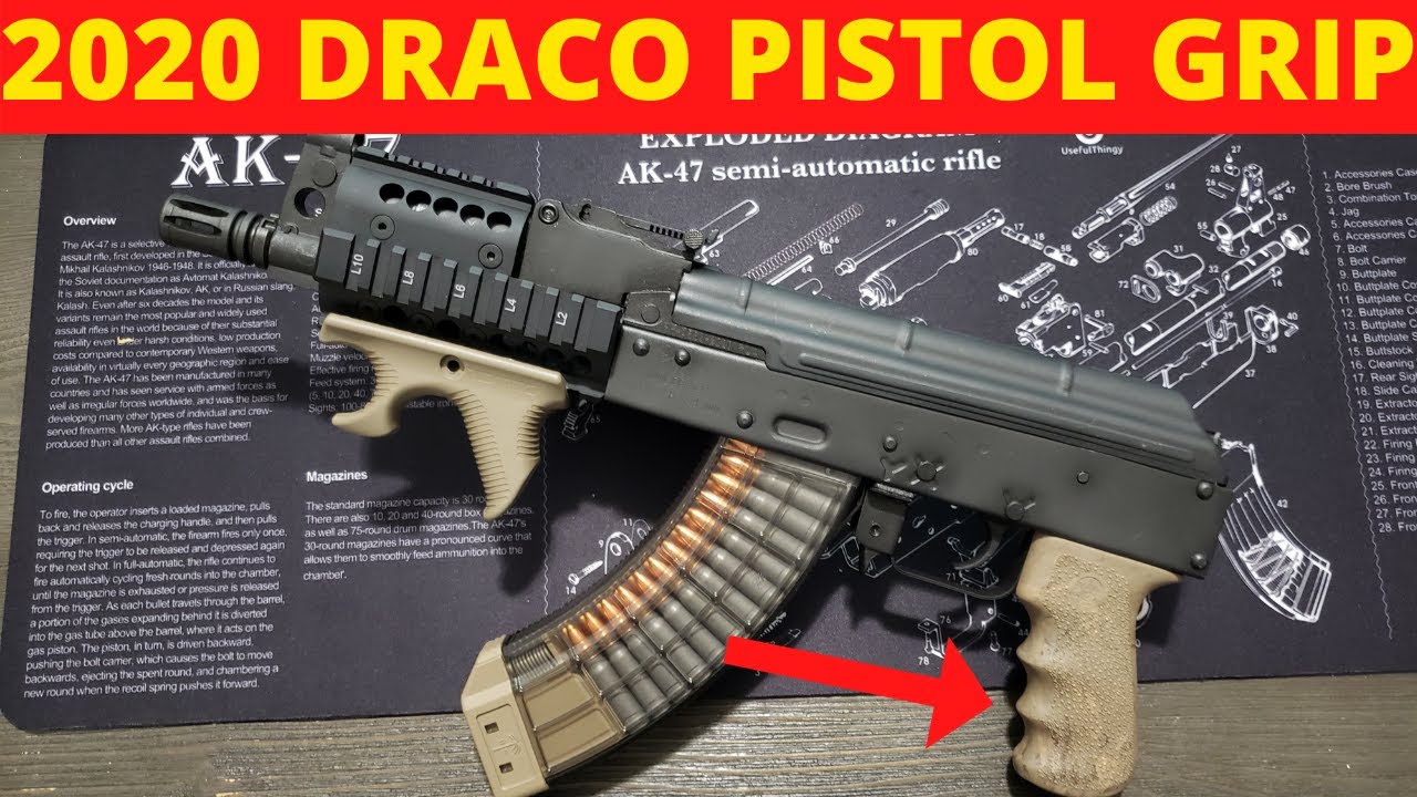 Mini Draco Hogue Pistol Grip Upgrade