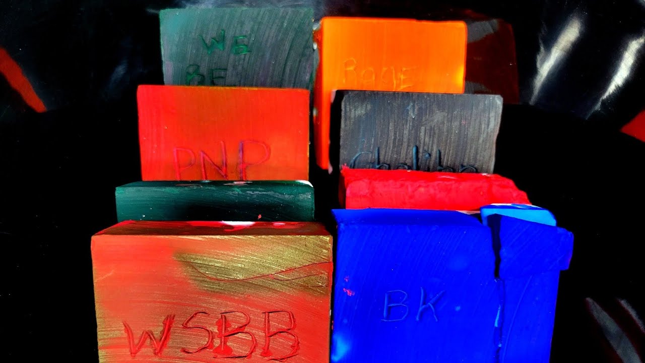 8 Brand Crush • Fresh Dyed • 💜❤️🩷🧡💚💙🤍 • Comparison 