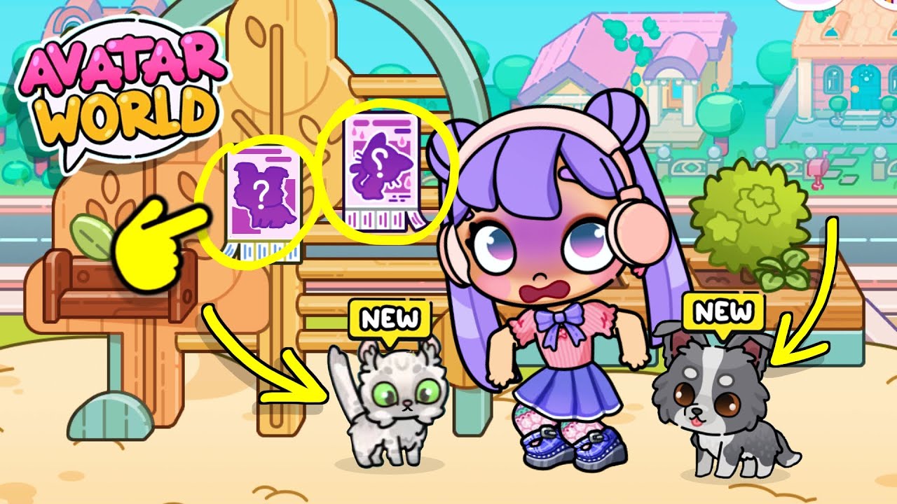 FOUND ALL SECRET PETS OF AVATAR WORLD / CANDY LOVE