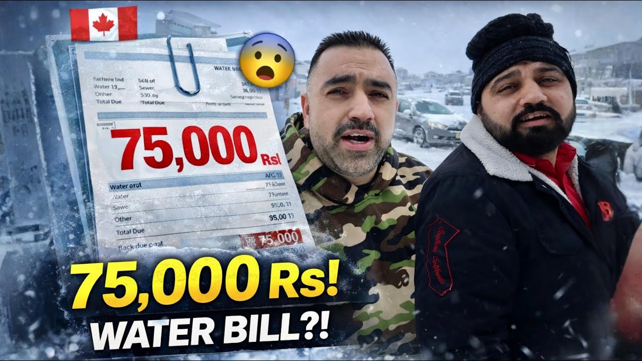 Canada Mere Ghar ka WATER BILL 75000 RS ?! 😱  814