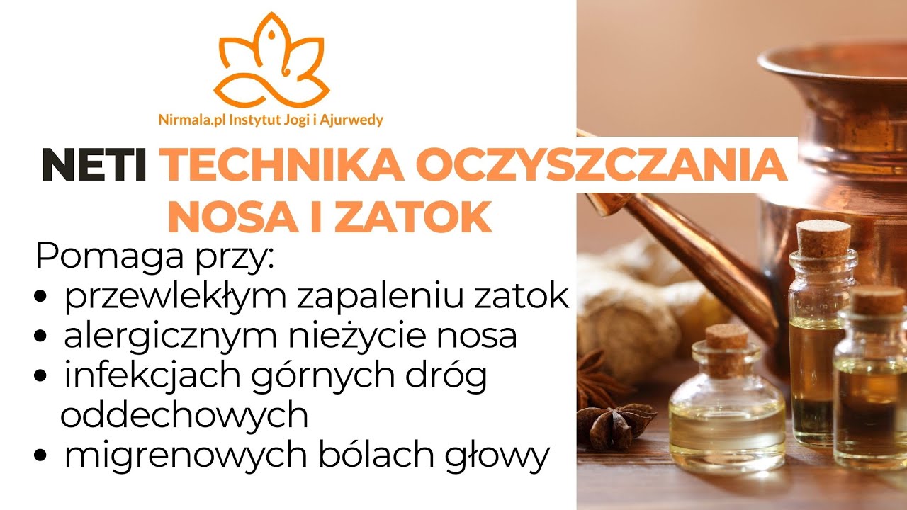 NETI technika oczyszczania nosa i zatok