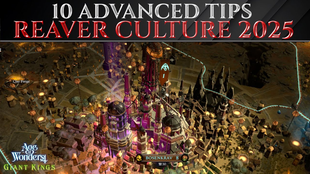 10 Pro TIPS For REAVER CULTURE 2025 Guide - Age Of Wonders 4