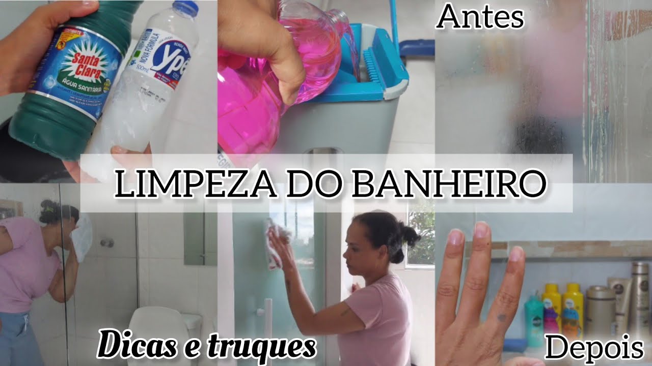 LIMPEZA DO BANHEIRO: com apenas 2 produtos, BOX LIMPO DE VERDADE, dicas e truques
