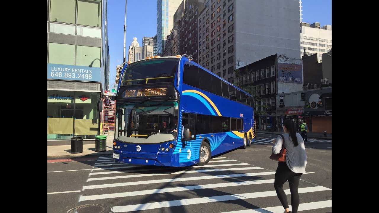 NYCT Bus HD 60fps: Riding Alexander Dennis Enviro500 SuperLo on X17J [Staten Island to Manhattan]