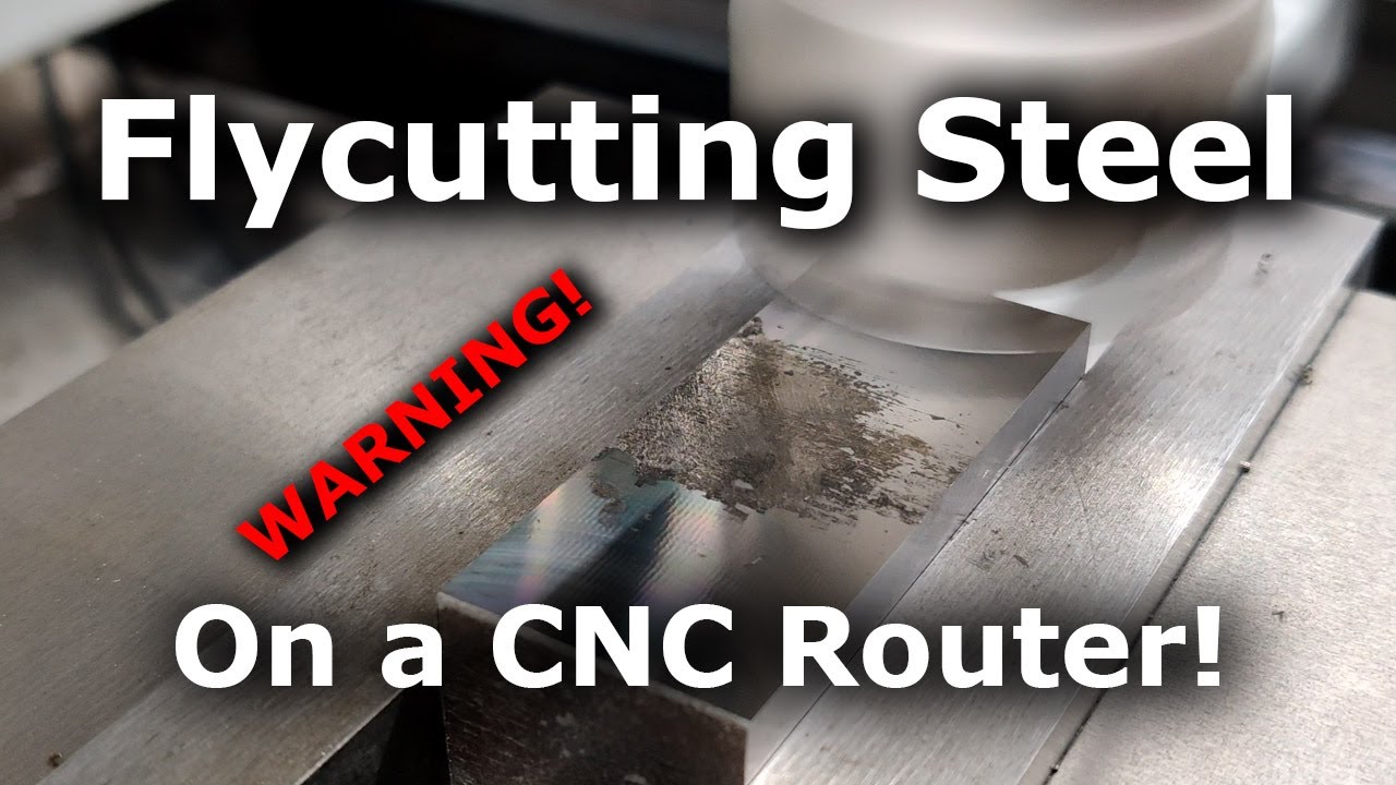 DIY CNC - BAP400 as a fly cutter with 1 CBN insert, carbon steel