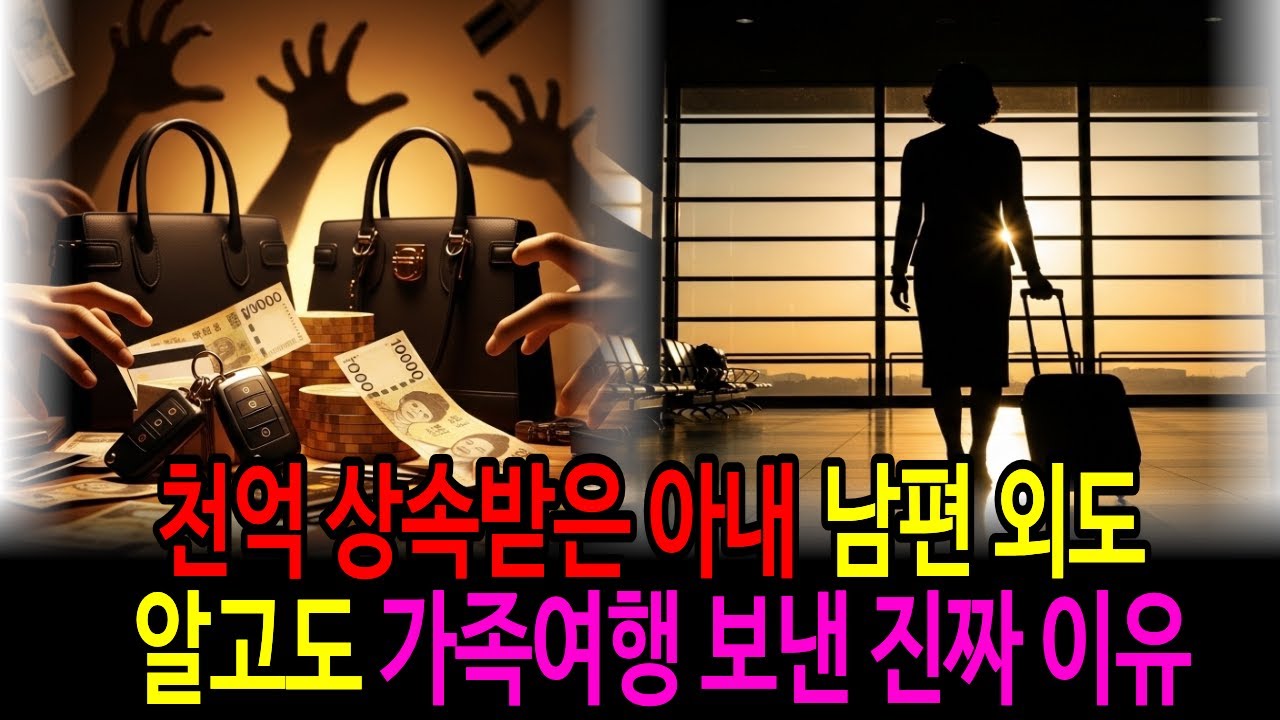 천억 상속받은 아내, 남편 외도 알고도 가족여행 보낸 진짜 이유 | 통쾌한 복수