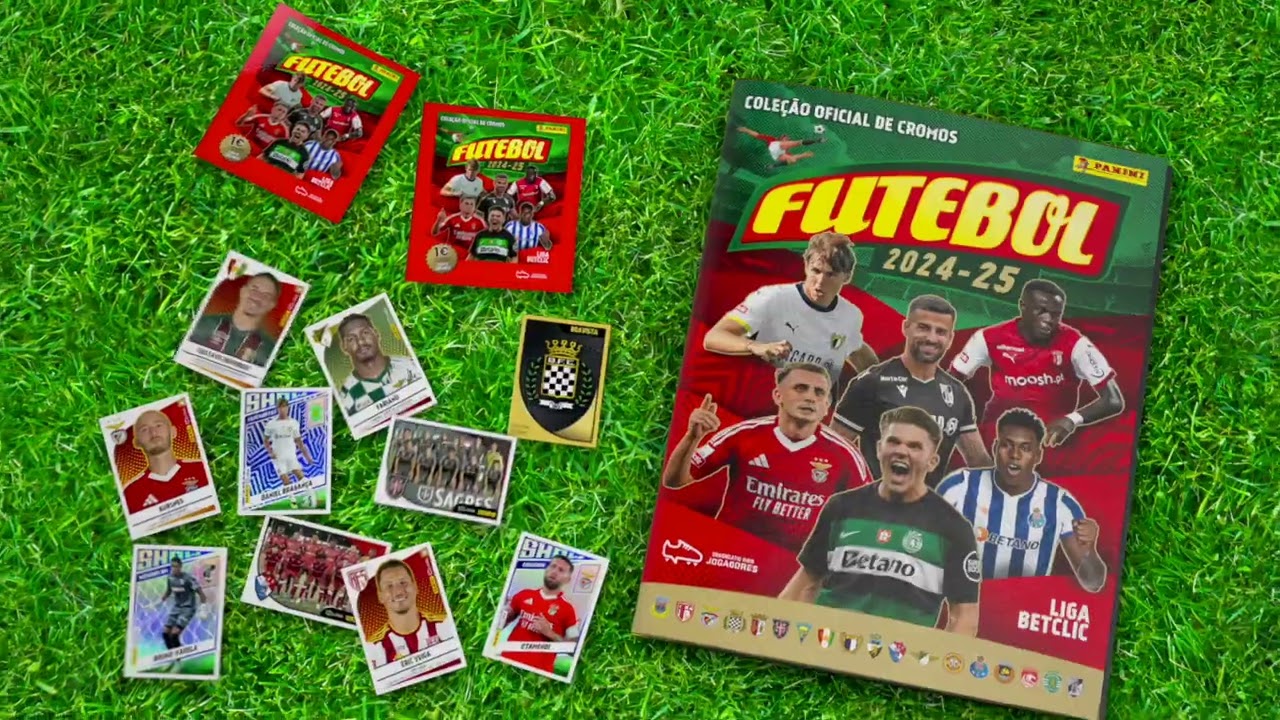 FUTEBOL espetacular cole&ccedil;&atilde;o de cromos da LIGA BETCLIC 2024-25 de Panini