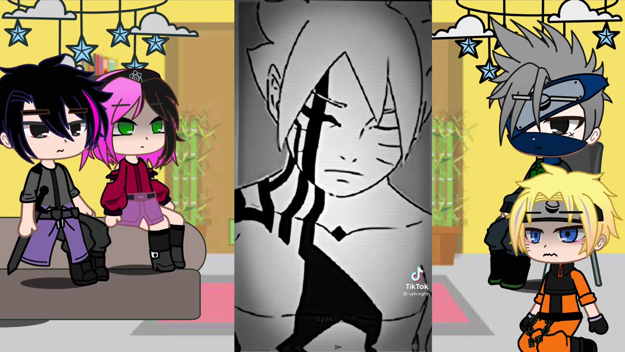 Team 7 ( Naruto) react to Naruto and boruto (Naruhina)