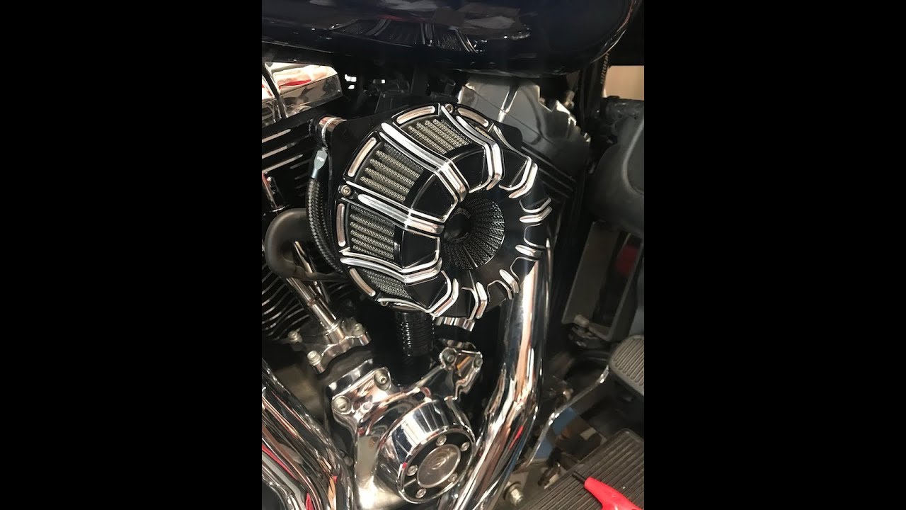 DK premium discrete breather & Arlen Ness Inverted air filter installation