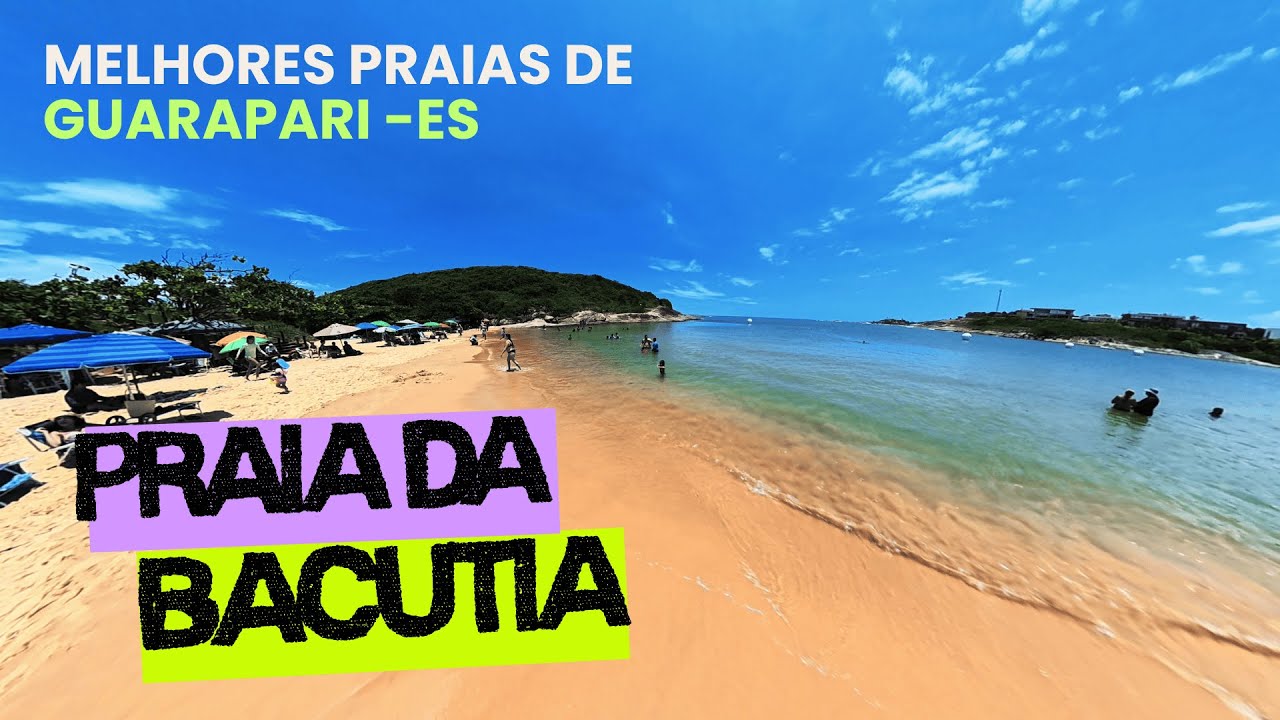 Praia da Bacutia - Melhores Praias de Guarapari-ES