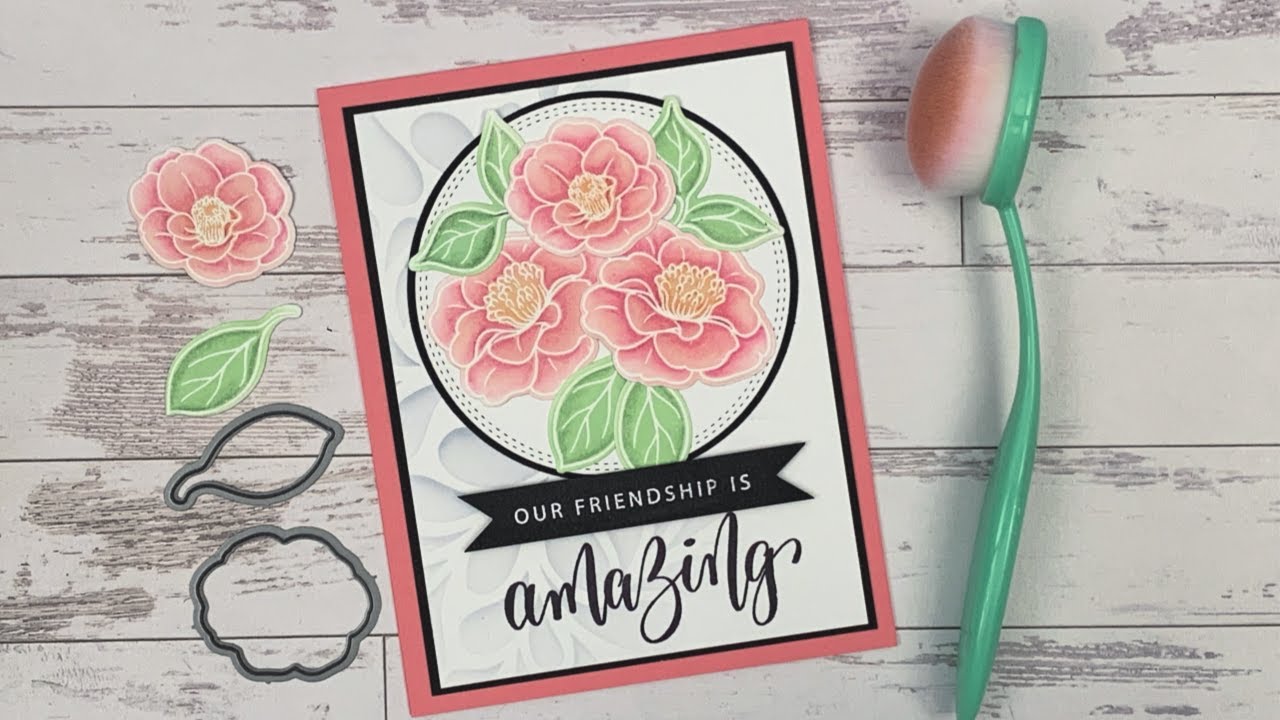 Combining Ink Pads with Pencils and Gamsol with Gina K Designs