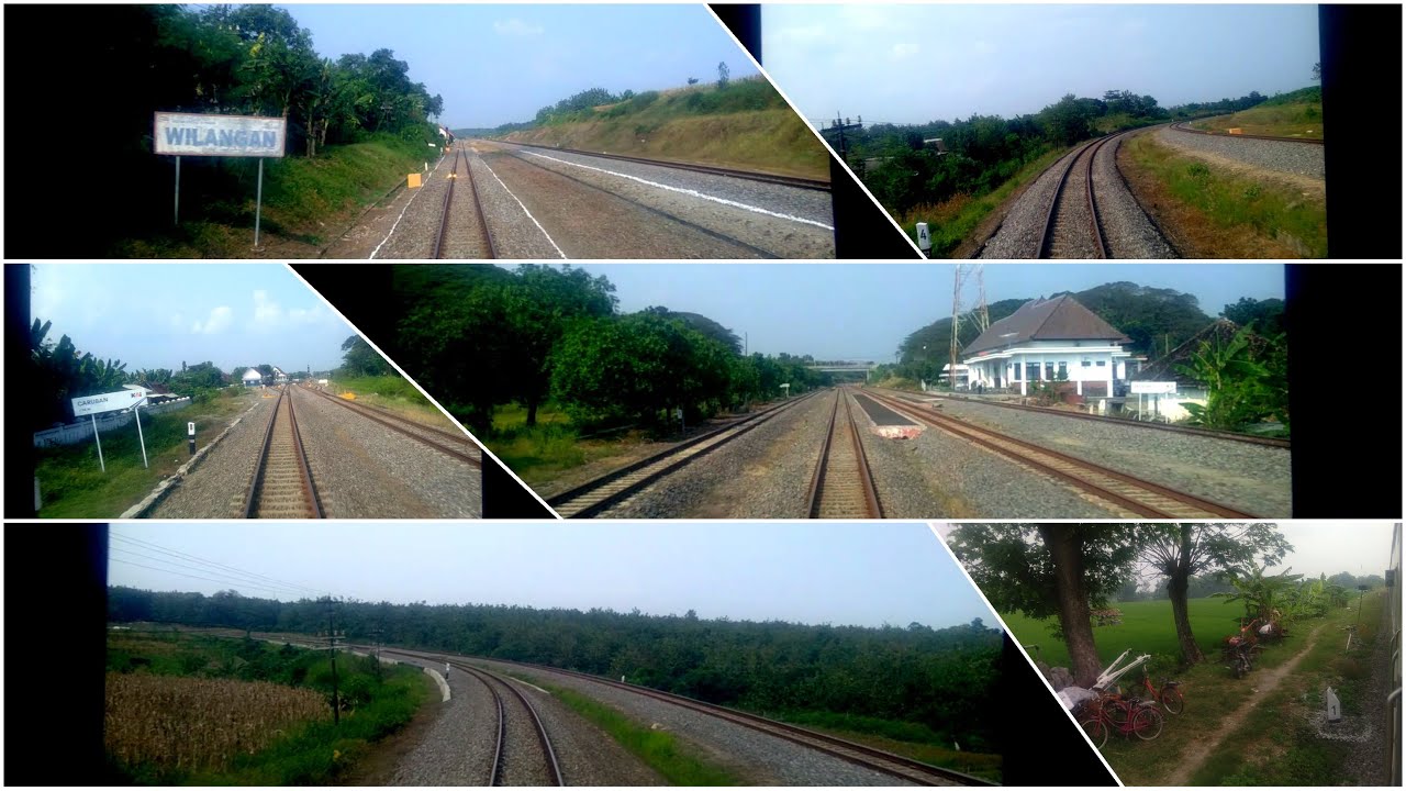 BACKRIDE VIEW BY MATARMAJA TRAIN !! [ETAPE 2] Nganjuk - Caruban