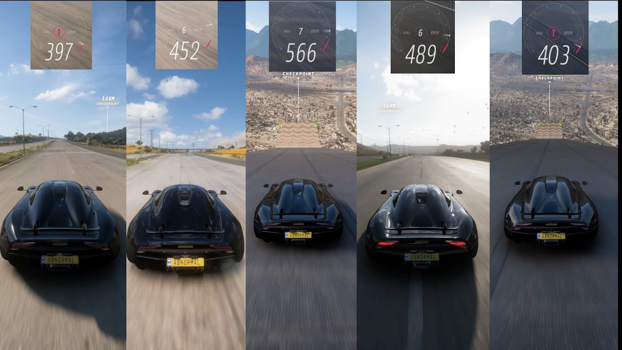 Koenigsegg Regera Insane Speed 560 Km/H || Forza Horizon 5 Top Speed Compilations ||