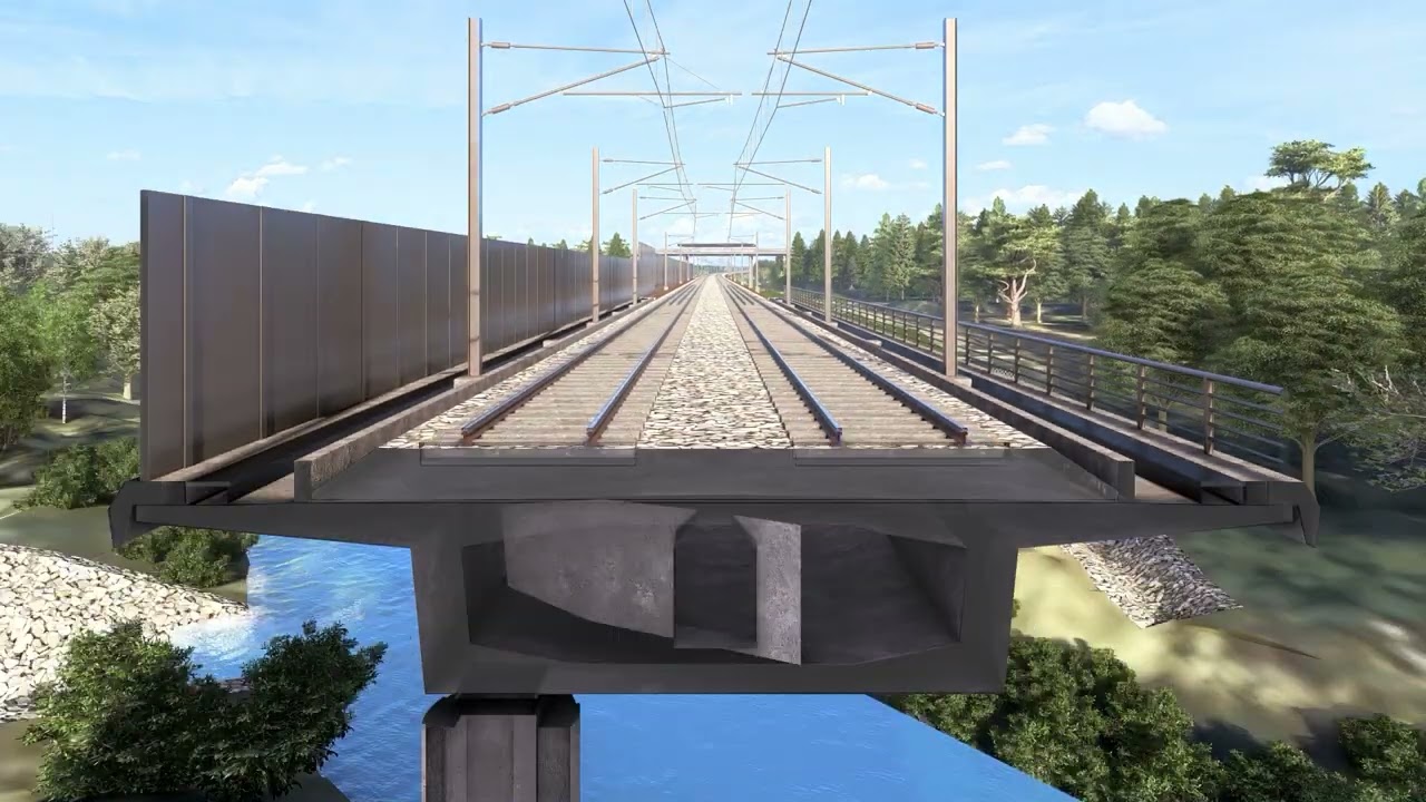 Rail Baltica pamattrase Latvijā - dienvidu posms Iecavas pagastā