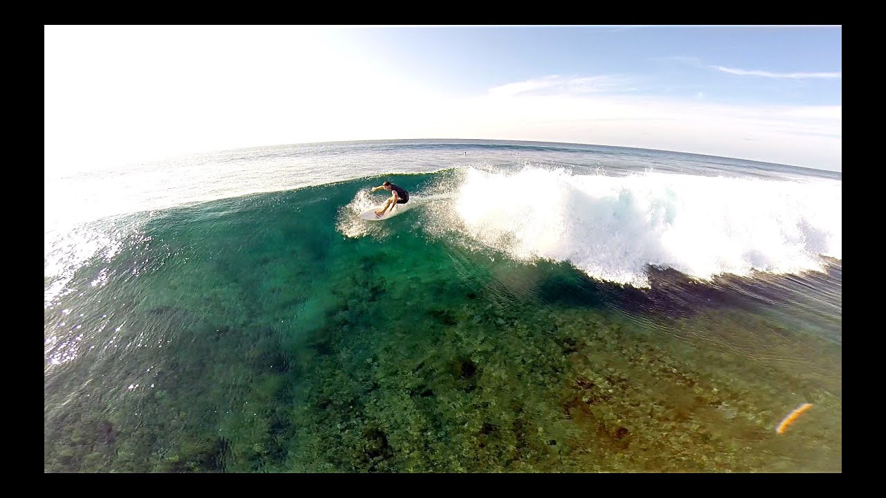 A Surfing day in Maldives - From above with DJI Phantom Drone and GoPro Hero 3+
