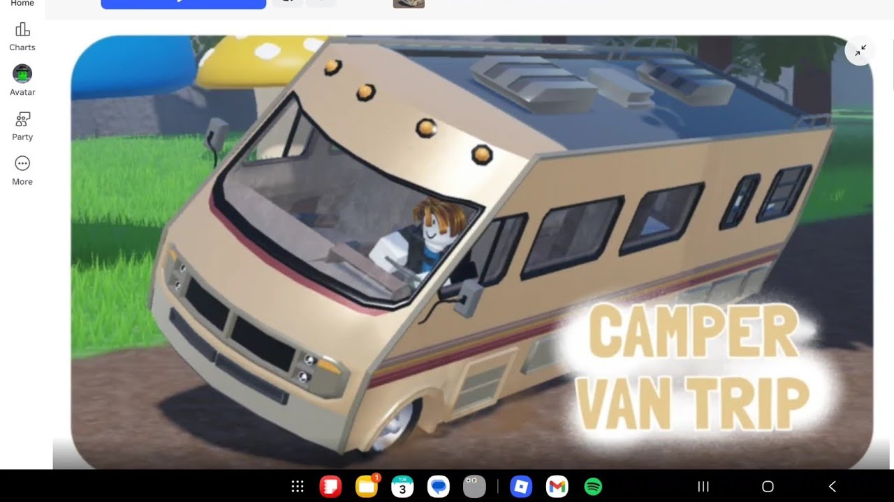 Roblox camper van trip