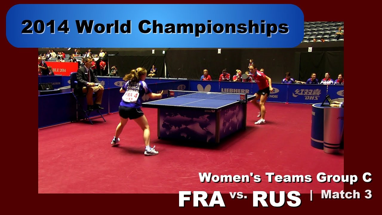 2014 WTTC Women's Team - Group C: FRA - RUS Match 3: Laura Pfefer v Polina Mikhailova