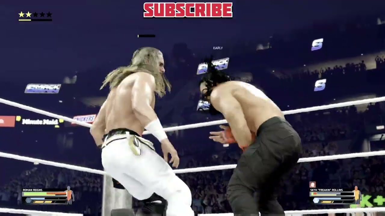 Roman Reigns vs Seth Rollins 🔥 Full Match | WWE 2K25 Gameplay
