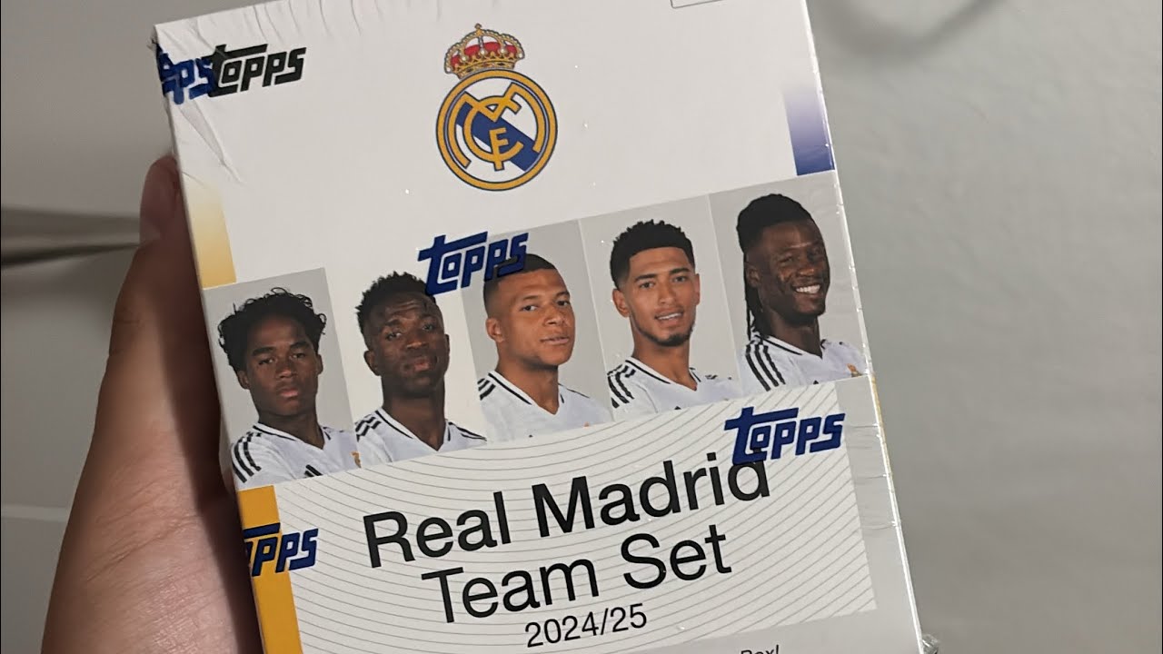 Abriendo Team Set Real Madrid 24/25, sale firmaaaaaa!!!!👀👀👀