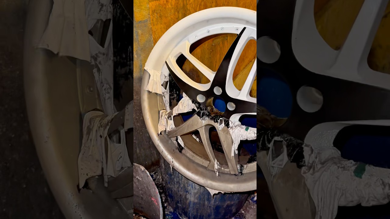 How to Remove Powder Coat from Wheels #powdercoating r