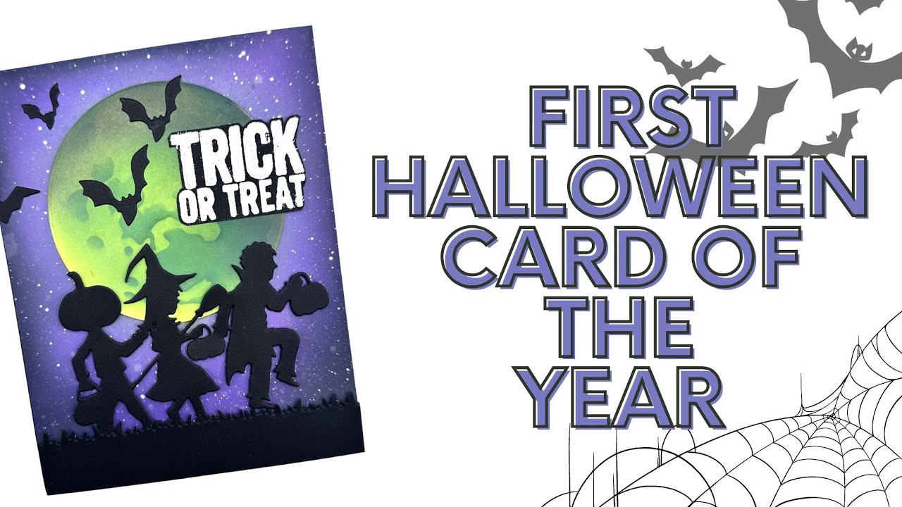 My First Halloween card of the Year - Not really a series haha - Tim Holtz Products