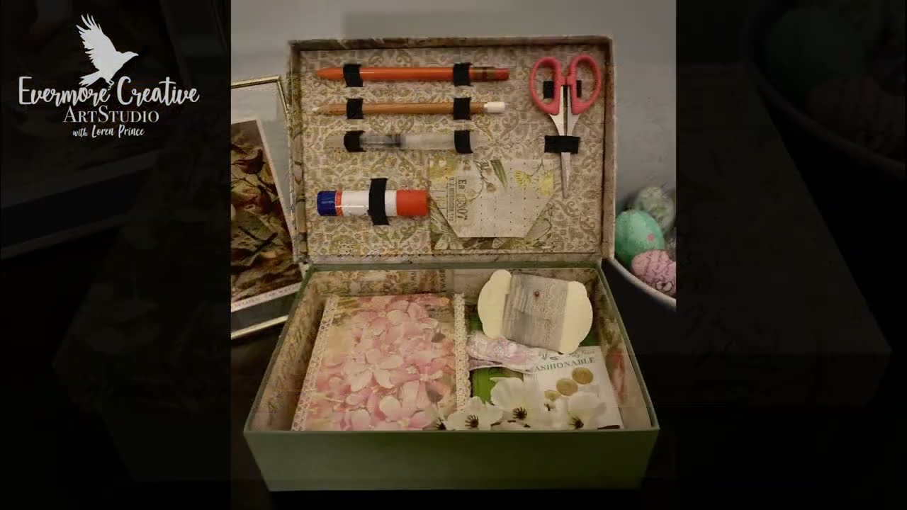 Boxing Day in April - Creating a Junk Journal and ephemera storage box 