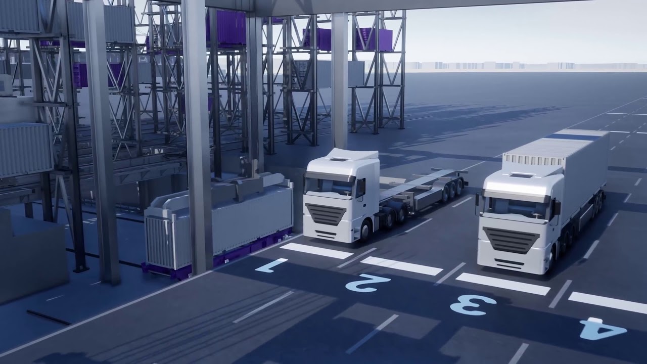 High Bay Container Storage System