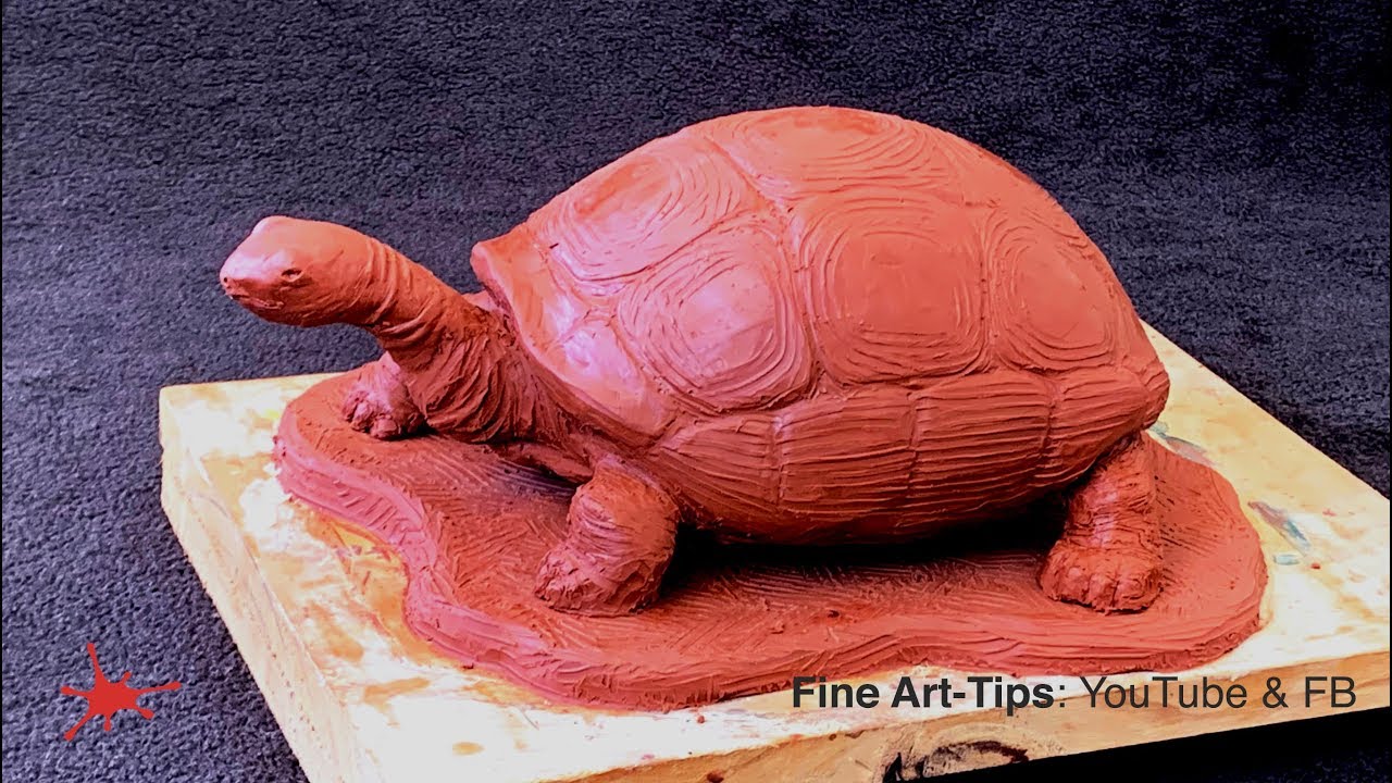 HOW TO MODEL A TURTLE IN CLAY - Free courses for you!