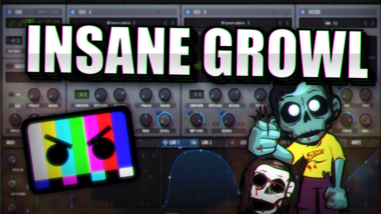 INSANE BARELY ALIVE / ZOMBOY SERUM GROWL TUTORIAL [FREE PRESET]