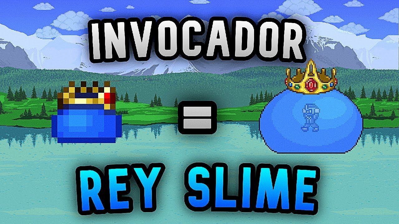🤔 Como Invocar Al 👑 Rey Slime En 🌳 Terraria o Crear 🛠 Su Invocador En Dos Minutos ✅