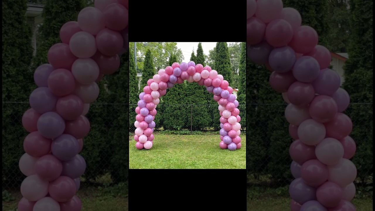 Balloon Arch Party Decor #balloons