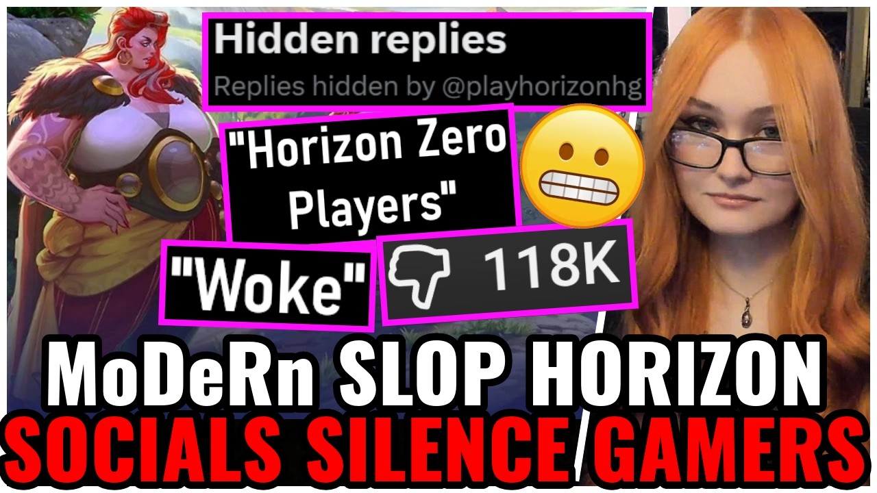 MoDeRn SLOP Horizon Hunters Gathering SILENCES Gamers, Social Media Manager MELTSDOWN Over Criticism