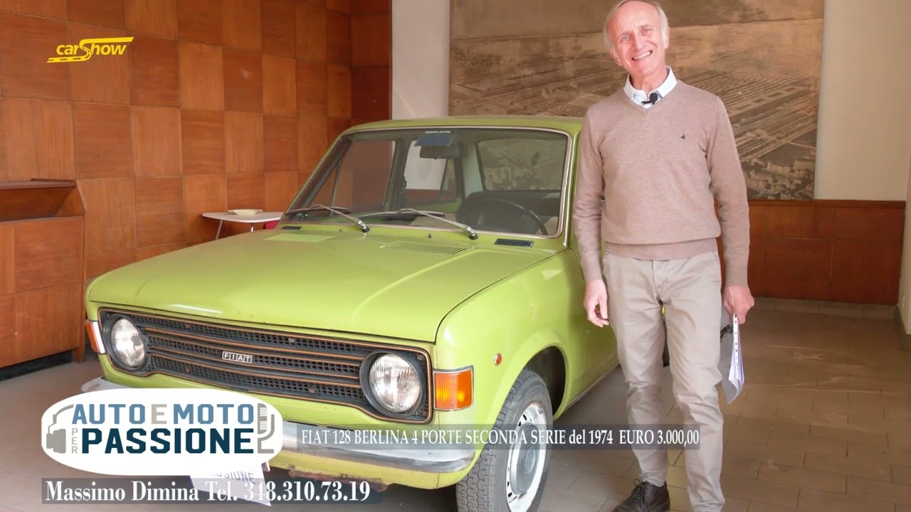 FIAT 128 BERLINA 4 PORTE SECONDA SERIE del 1974